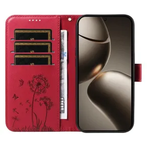 ART DANDELION Peňaženkové puzdro pre Xiaomi 15T Pro červené