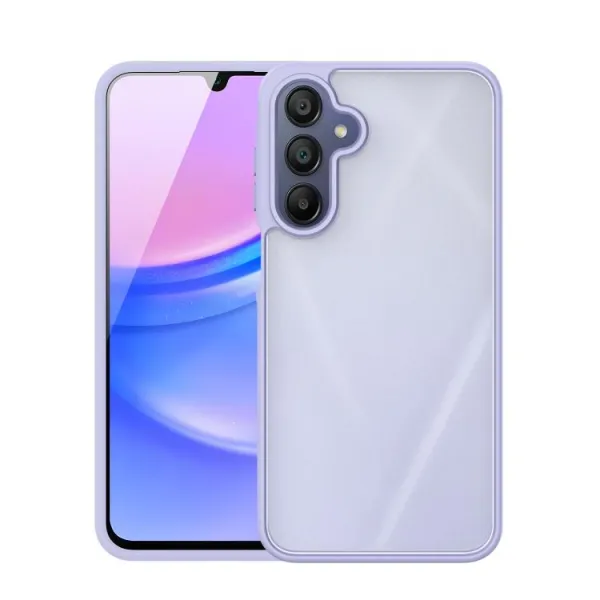 DUX YIND Ochranný obal s MagSafe pre Samsung Galaxy A17 / A17 5G fialový