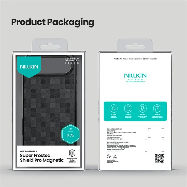 Nillkin Super Frosted PRO Magnetic Apple iPhone Air Black