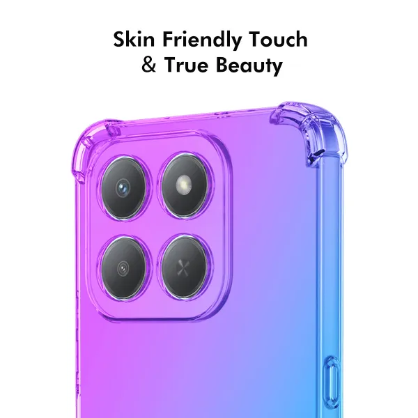 ENKAY GRADIENT Ochranný obal pre Honor 400 Smart 5G / Honor X7d BLUE-PINK