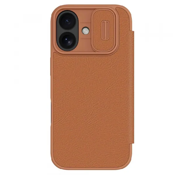 NILLKIN QIN PRO Zaklápacie puzdro pre Apple iPhone 17 hnedé