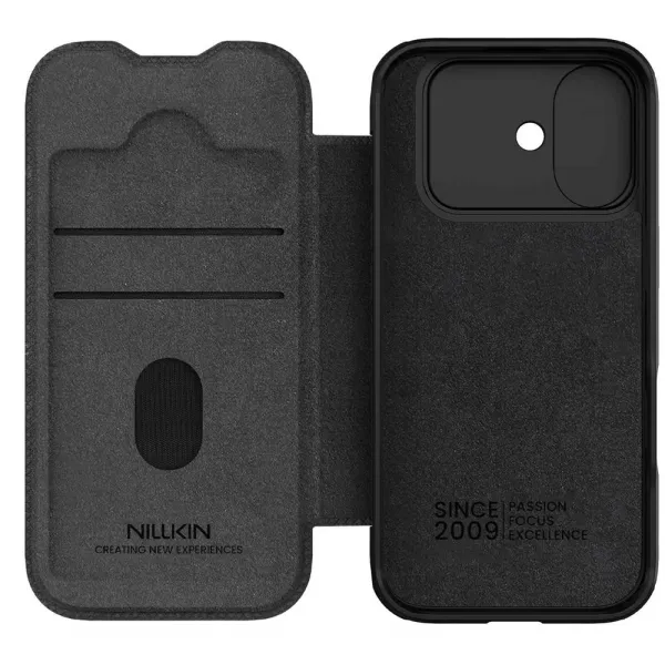 Nillkin Qin Book PRO Pouzdro pro Apple iPhone 17 Black