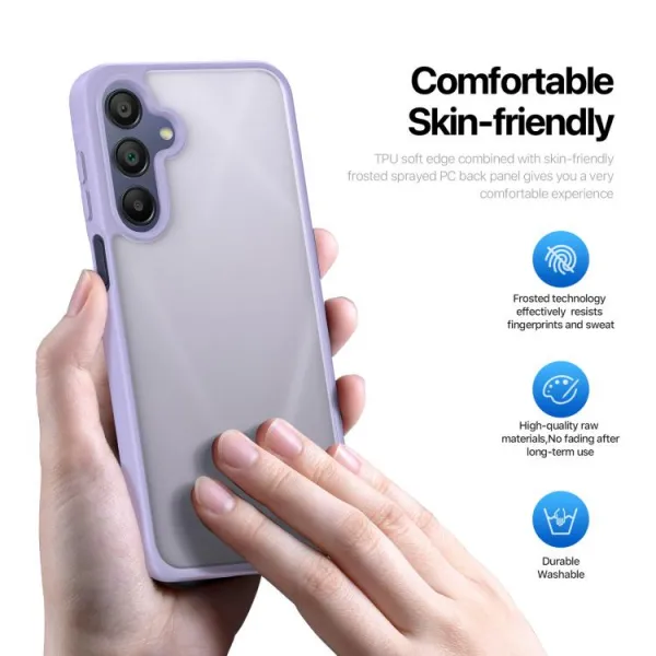 DUX YIND Ochranný obal s MagSafe pre Samsung Galaxy A17 / A17 5G fialový