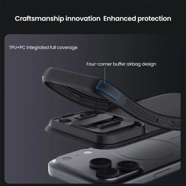 NILLKIN CAMSHIELD PRO MAGSAFE Kryt pre Apple iPhone 17 Pro čierny