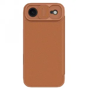 NILLKIN QIN PRO Zaklápacie puzdro pre Apple iPhone Air hnedé