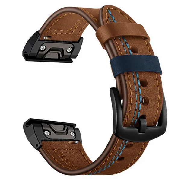VANGUARD QuickFit Kožený remienok pre Garmin - šírka 22mm hnedý