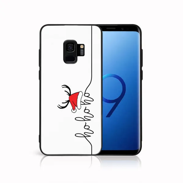 MY ART Obal s vianočným dizajnom Samsung Galaxy S9 HOHOHO (073)