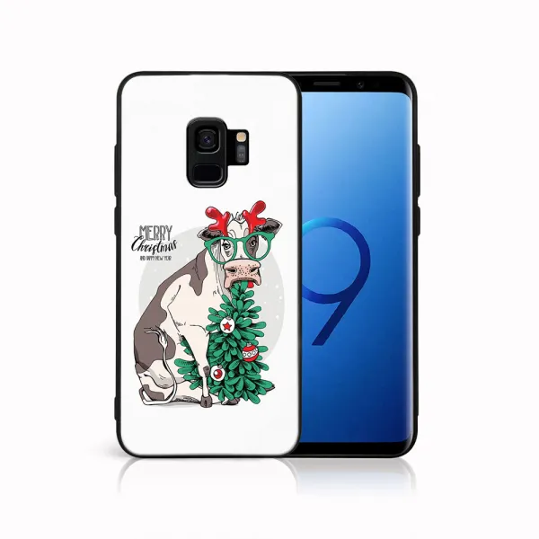 MY ART Obal s vianočným dizajnom Samsung Galaxy S9 MERRY CHRISTMAS (074)