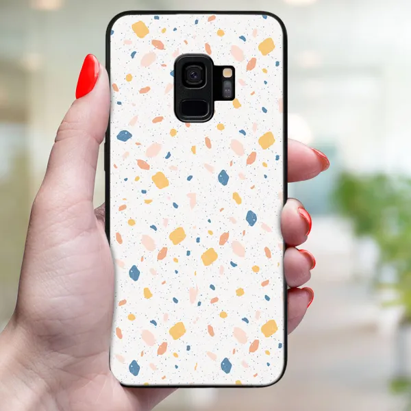 MY ART Ochranný obal pre Samsung Galaxy S9 ORANGE TERRAZZO (165)