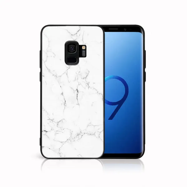 MY ART Ochranný obal pre Samsung Galaxy S9 WHITE MARBLE (144)