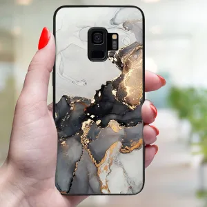 MY ART Ochranný obal pre Samsung Galaxy S9 GREY MARBLE (140)
