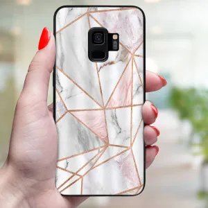 MY ART Ochranný obal pre Samsung Galaxy S9 PINK MARBLE (143)
