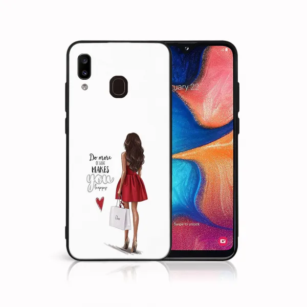 MY ART Ochranný obal pre Samsung Galaxy A20e RED DRESS (137)