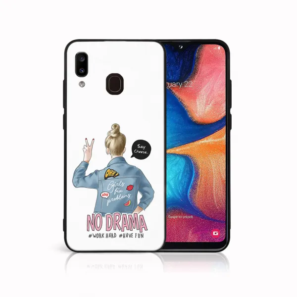 MY ART Ochranný obal pre Samsung Galaxy A20e NO DRAMA (138)