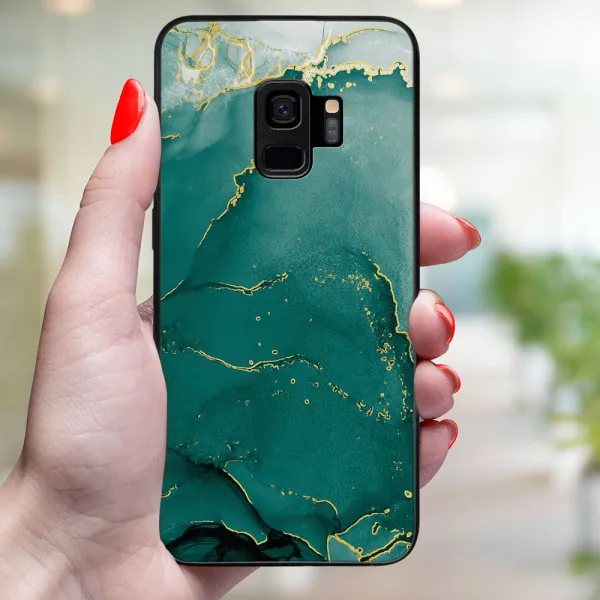 MY ART Ochranný obal pre Samsung Galaxy S9 GREEN MARBLE (145)