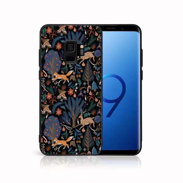 MY ART Obal s vianočným dizajnom Samsung Galaxy S9 WINTER (071)