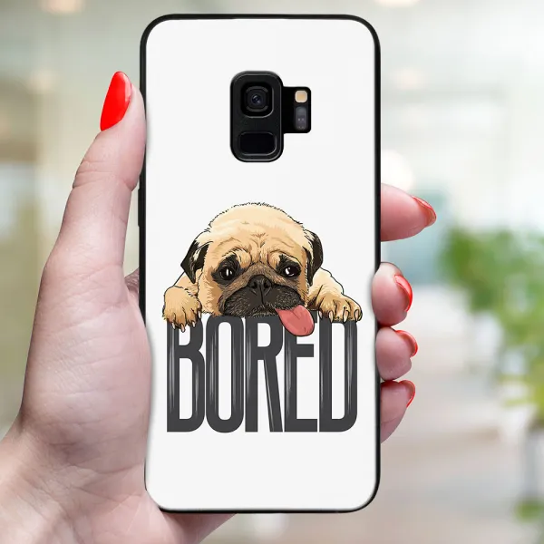 MY ART Ochranný obal pre Samsung Galaxy S9 BORED (178)