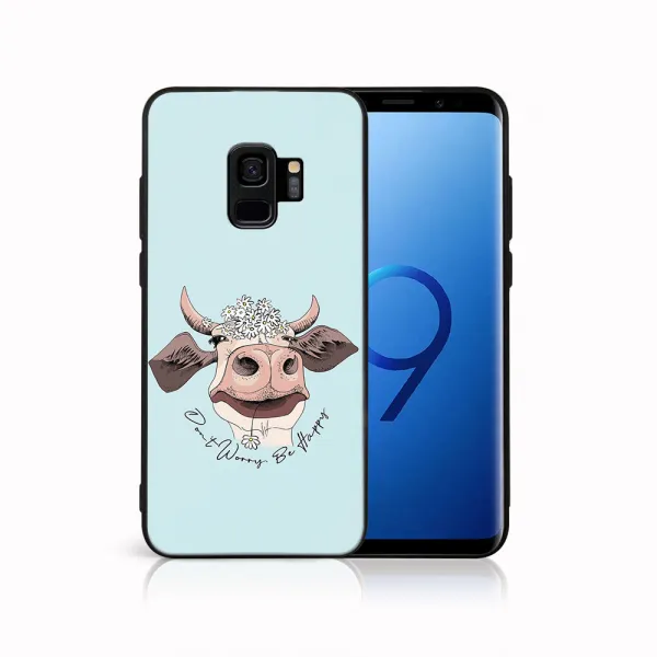 MY ART Ochranný obal pre Samsung Galaxy S9 HAPPY COW (181)