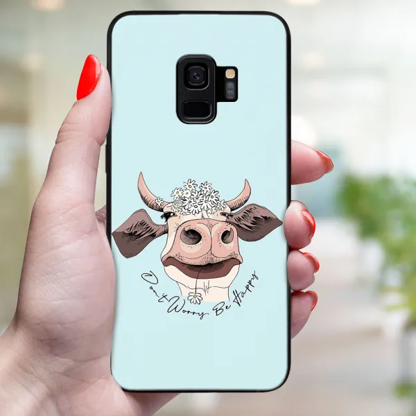 MY ART Ochranný obal pre Samsung Galaxy S9 HAPPY COW (181)