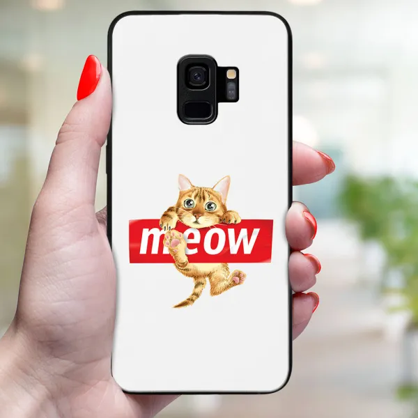 MY ART Ochranný obal pre Samsung Galaxy S9 MEOW (183)