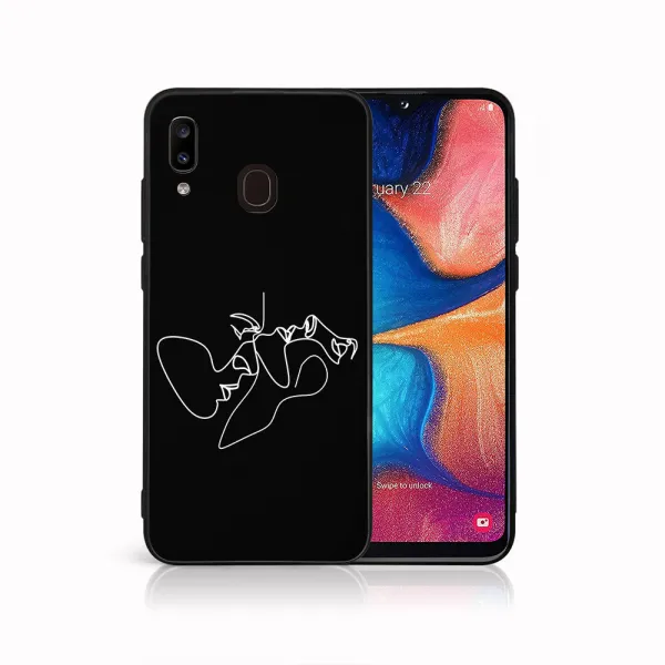 MY ART Ochranný obal pre Samsung Galaxy A20e FACES (196)