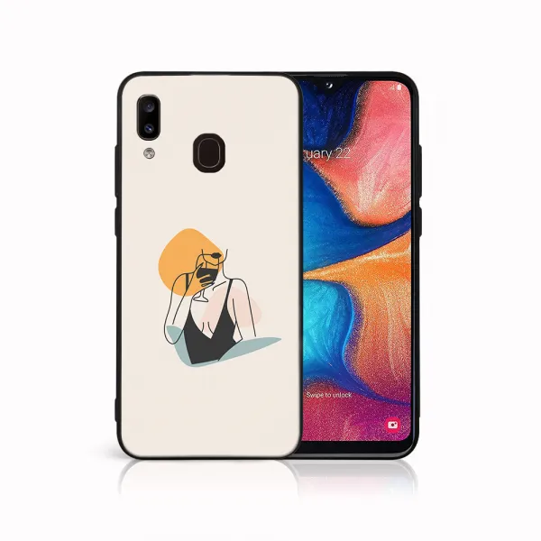 MY ART Ochranný obal pre Samsung Galaxy A20e WOMAN (197)