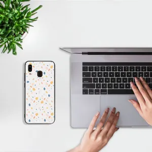 MY ART Ochranný obal pre Samsung Galaxy A20e ORANGE TERRAZZO (165)