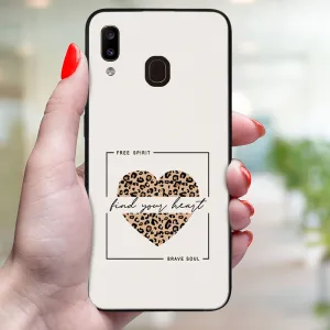 MY ART Ochranný obal pre Samsung Galaxy A20e WILD HEART (241)