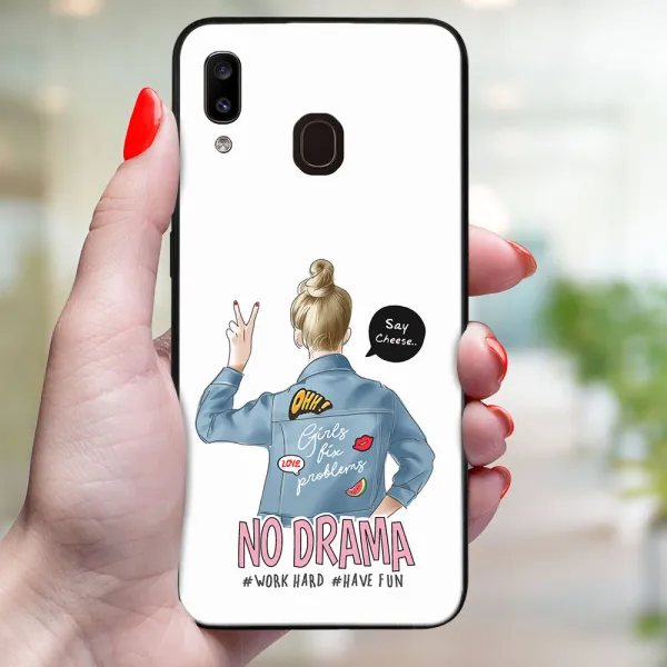 MY ART Ochranný obal pre Samsung Galaxy A20e NO DRAMA (138)