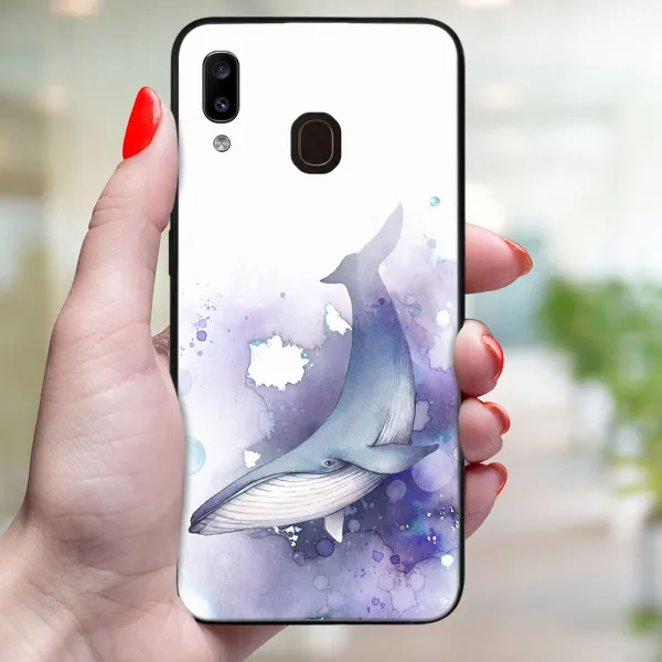 MY ART Ochranný obal pre Samsung Galaxy A20e WHALE (242)