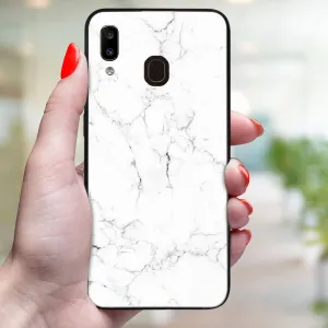 MY ART Ochranný obal pre Samsung Galaxy A20e WHITE MARBLE (144)