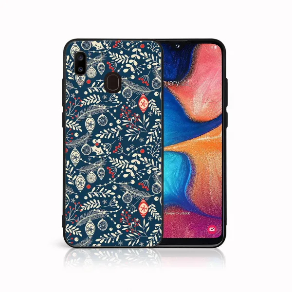 MY ART Obal s vianočným dizajnom Samsung Galaxy A20e MISTLETOE (070)