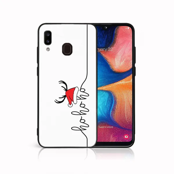 MY ART Obal s vianočným dizajnom Samsung Galaxy A20e HOHOHO (073)