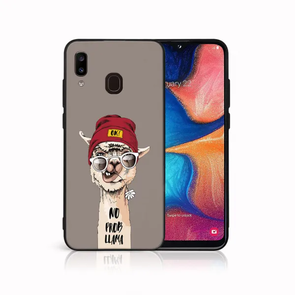 MY ART Ochranný obal pre Samsung Galaxy A20e PROBLLAMA (187)
