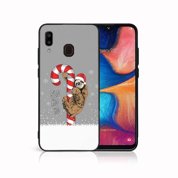 MY ART Obal s vianočným dizajnom Samsung Galaxy A20e CANDY (076)