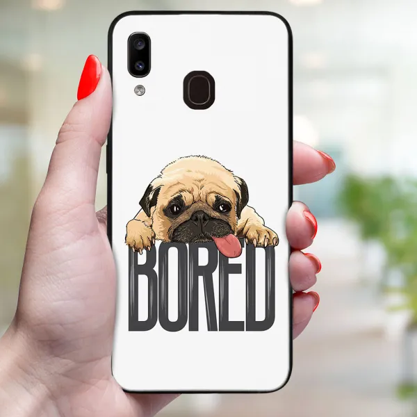 MY ART Ochranný obal pre Samsung Galaxy A20e BORED (178)