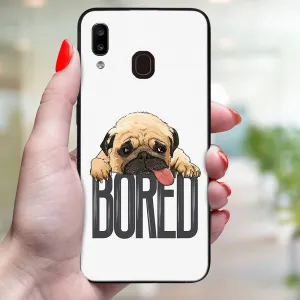 MY ART Ochranný obal pre Samsung Galaxy A20e BORED (178)