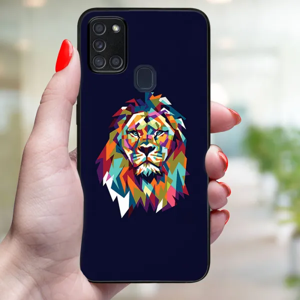MY ART Ochranný obal pre Samsung Galaxy A21s LION (246)