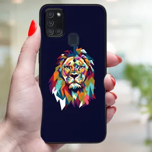 MY ART Ochranný obal pre Samsung Galaxy A21s LION (246)