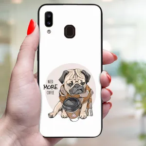 MY ART Ochranný obal pre Samsung Galaxy A20e MORE COFFEE (184)