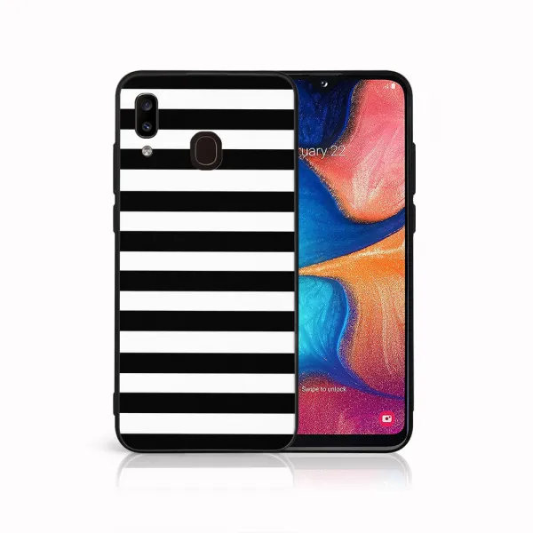 MY ART Ochranný obal pre Samsung Galaxy A20e LINES (169)