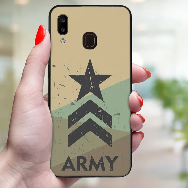 MY ART Ochranný obal pre Samsung Galaxy A20e ARMY (236)