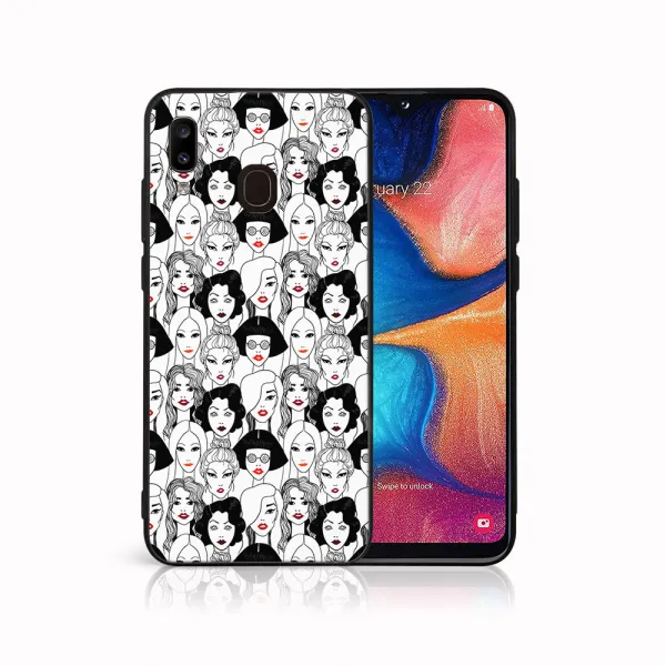 MY ART Ochranný obal pre Samsung Galaxy A20e LIPSTICK (174)