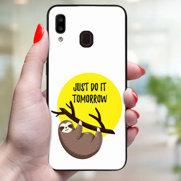 MY ART Ochranný obal pre Samsung Galaxy A20e SLOTH (188)