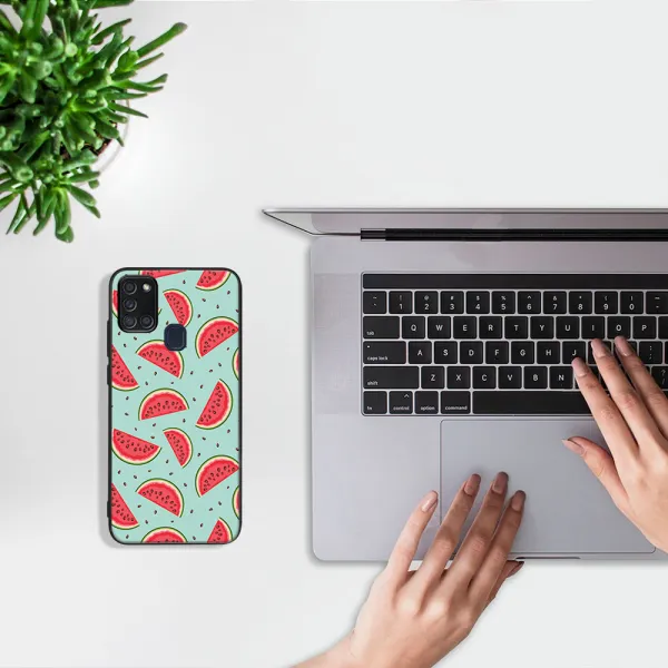 MY ART Ochranný obal pre Samsung Galaxy A21s WATERMELON (120)