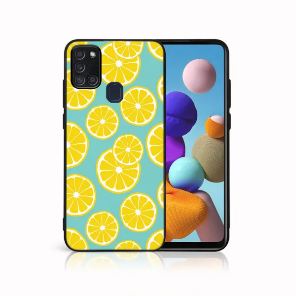 MY ART Ochranný obal pre Samsung Galaxy A21s LEMON (121)