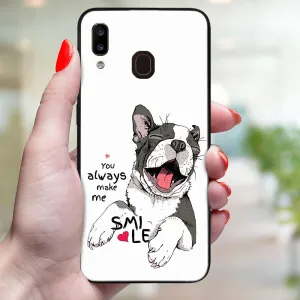MY ART Ochranný obal pre Samsung Galaxy A20e SMILE (189)