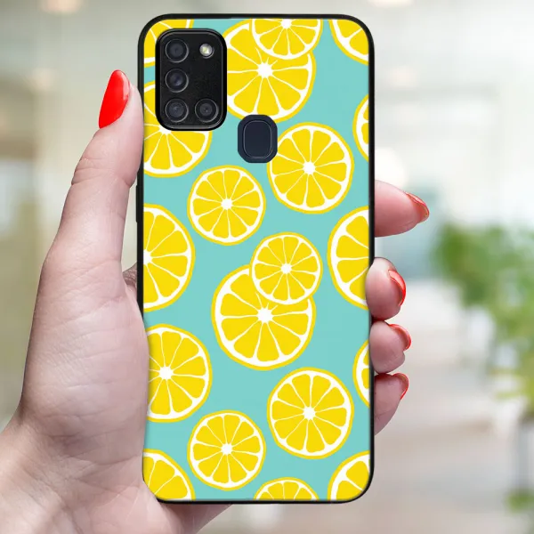 MY ART Ochranný obal pre Samsung Galaxy A21s LEMON (121)