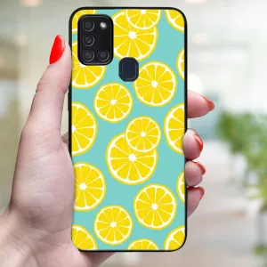 MY ART Ochranný obal pre Samsung Galaxy A21s LEMON (121)