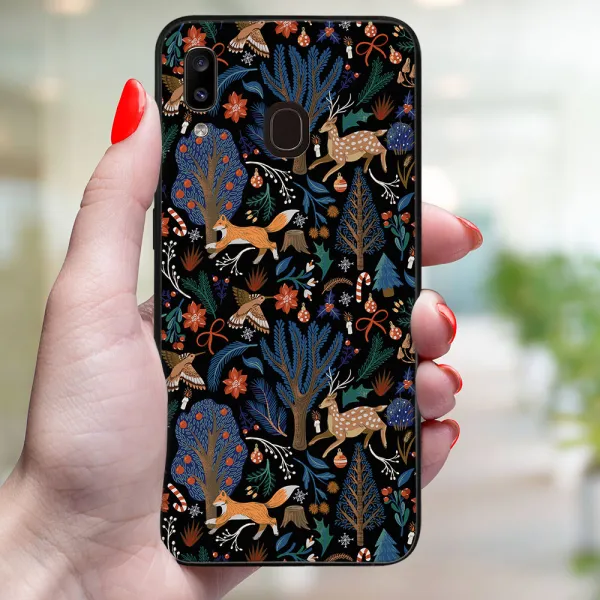 MY ART Obal s vianočným dizajnom Samsung Galaxy A20e WINTER (071)